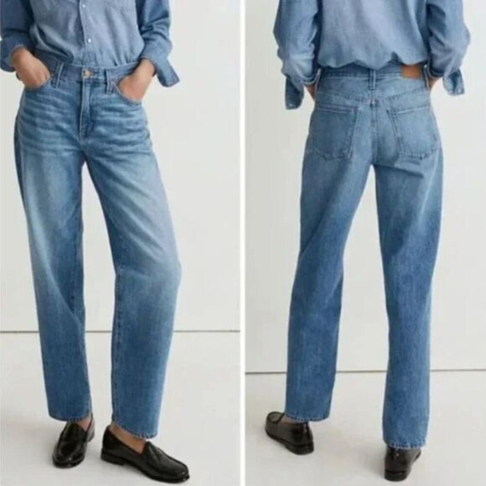 NEW Madewell The Slouchy Boyjean Rosewell Wash, 27